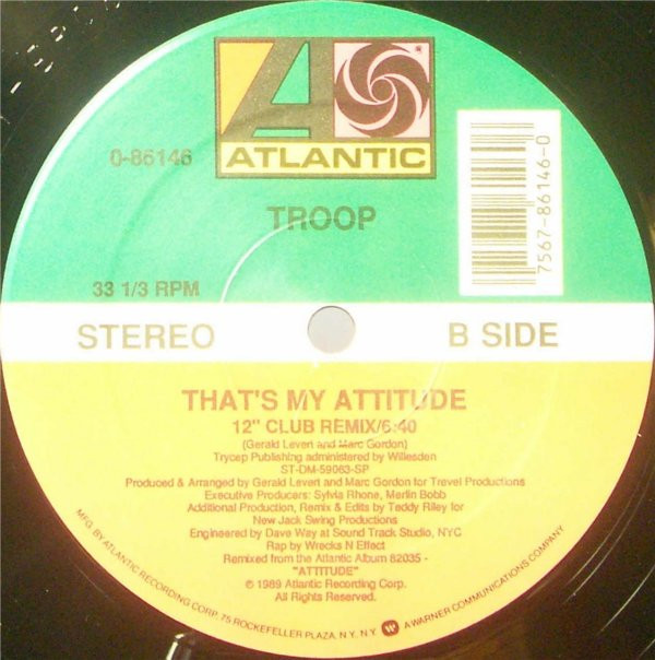 Troop (3) - That's My Attitude (12") (Mint (M)) - Image 3