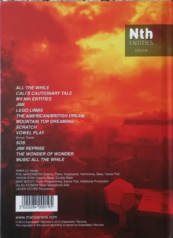 Anna Le, Phil Manzanera - Nth Entities (CD, Album) (Mint (M)) - Image 2