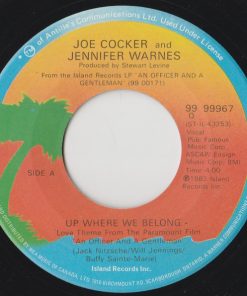 Joe Cocker And Jennifer Warnes - Up Where We Belong (7", Single) (Near Mint (NM or M-))