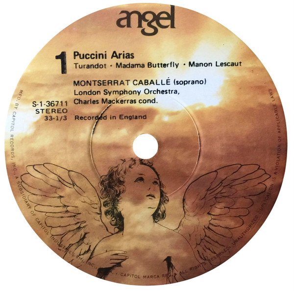 Montserrat Caballé, London Symphony Orchestra, Sir Charles Mackerras - Puccini Arias (LP, Album) (Mint (M)) - Image 3