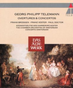 Georg Philipp Telemann - Frans Brüggen • Frans Vester • Paul Doktor - Overtures & Concertos (CD, Comp, RM, RP) (Near Mint (NM or M-))