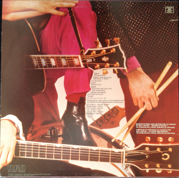 Sylvain Sylvain - Sylvain Sylvain (LP, Album) (Mint (M)) - Image 2