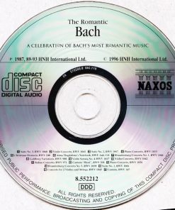 Alternative view of Johann Sebastian Bach - The Romantic Bach (A Celebration Of Bach's Most Romantic Music) (CD, Comp) (Near Mint (NM or M-))