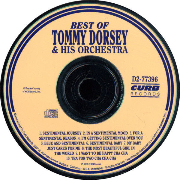Tommy Dorsey And His Orchestra - Best Of Tommy Dorsey & His Orchestra (CD, Comp) (Near Mint (NM or M-)) - Image 4