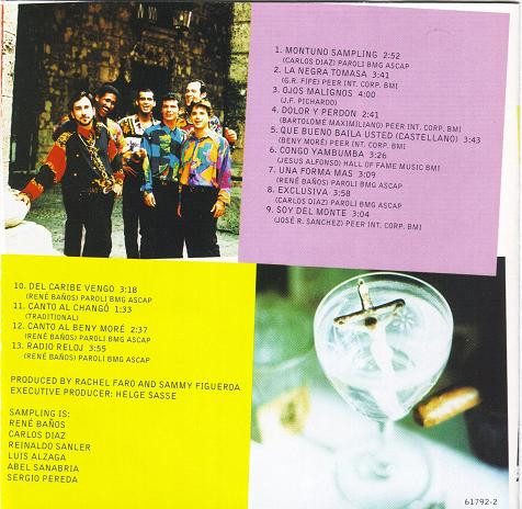 Vocal Sampling - Una Forma Mas (CD, Album) (Near Mint (NM or M-)) - Image 2
