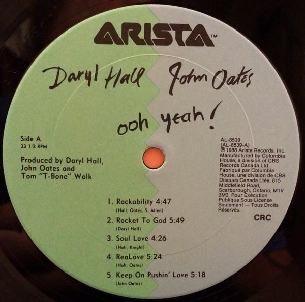 Daryl Hall & John Oates - Ooh Yeah! (LP, Album, Club) (Mint (M)) - Image 3