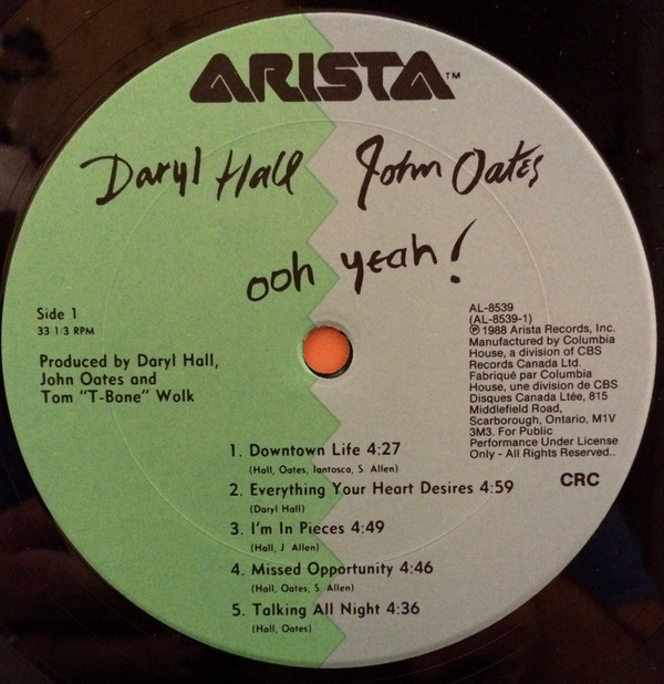 Daryl Hall & John Oates - Ooh Yeah! (LP, Album, Club) (Mint (M)) - Image 4