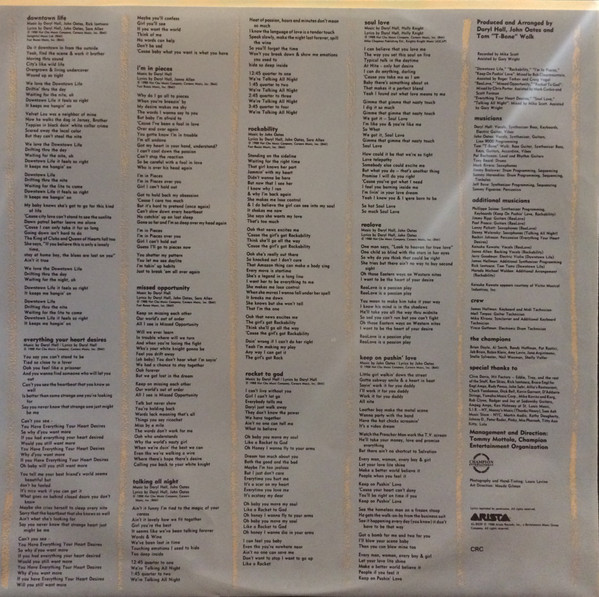 Daryl Hall & John Oates - Ooh Yeah! (LP, Album, Club) (Mint (M)) - Image 5