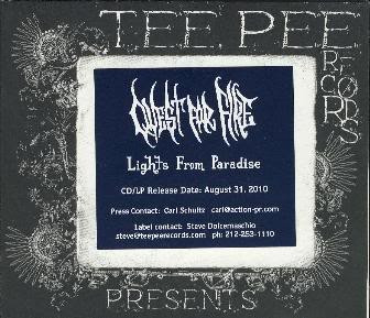 Quest For Fire - Lights From Paradise (CD, Album, Promo) (Near Mint (NM or M-))