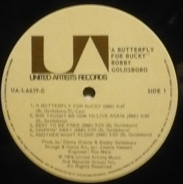 Bobby Goldsboro - A Butterfly For Bucky (LP, Album) (Mint (M)) - Image 2