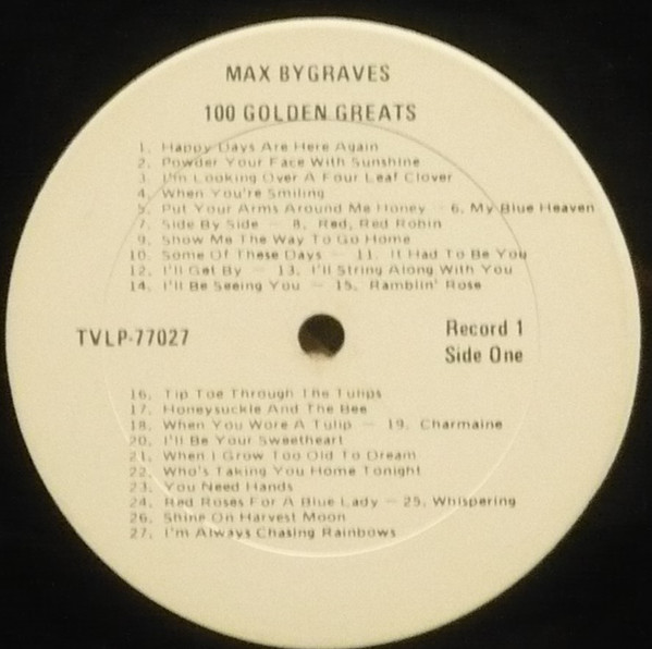 Max Bygraves - 100 Golden Greats (2xLP, Comp) (Mint (M)) - Image 3