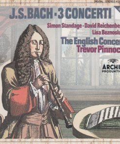 Johann Sebastian Bach / Simon Standage, David Reichenberg, Lisa Beznosiuk, The English Concert, Trevor Pinnock - 3 Concerti (CD, Album) (Near Mint (NM or M-))