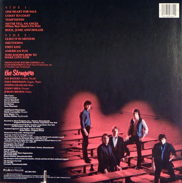 The Stompers (3) - One Heart For Sale (LP, Album) (Mint (M)) - Image 2