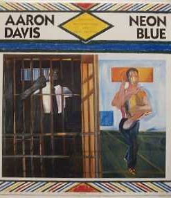 Aaron Davis - Neon Blue (LP, Album) (Mint (M))