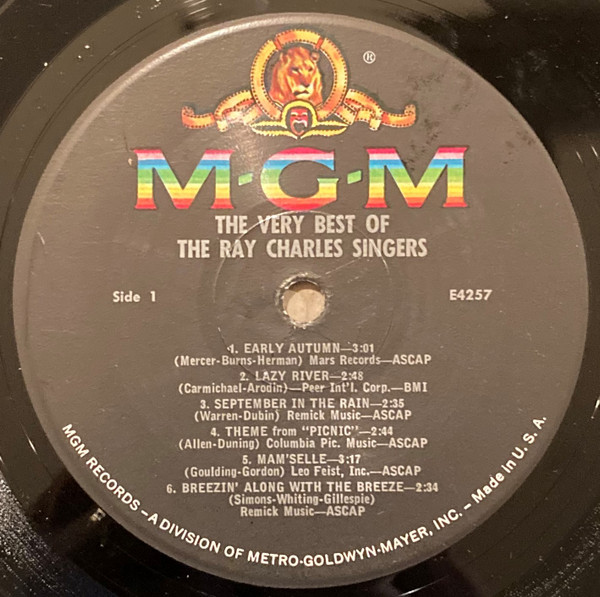 The Ray Charles Singers - The Very Best Of The Ray Charles Singers (LP, Comp) (Mint (M)) - Image 3