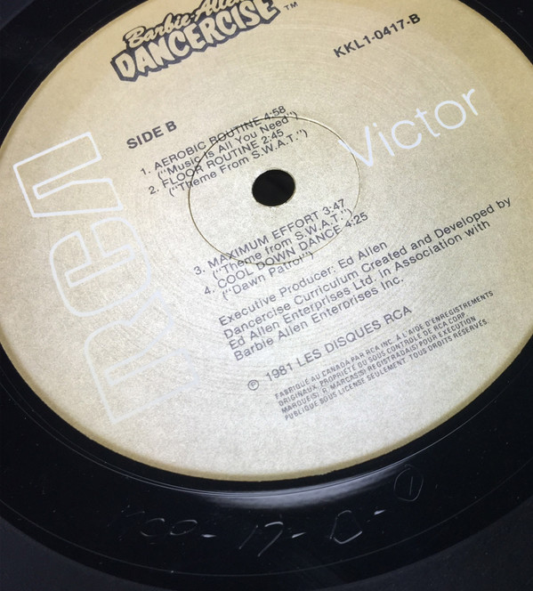 Barbie Allen - Dancercise (LP) (Mint (M)) - Image 5