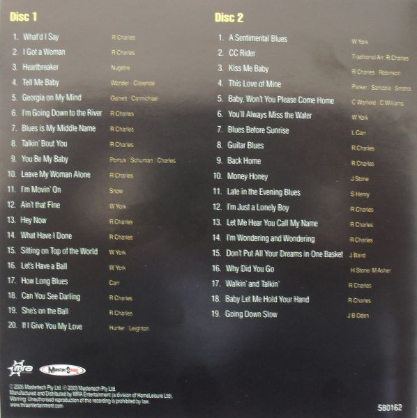 Ray Charles - The Very Best Of Ray Charles (2xCD, Comp, RE) (Mint (M)) - Image 2