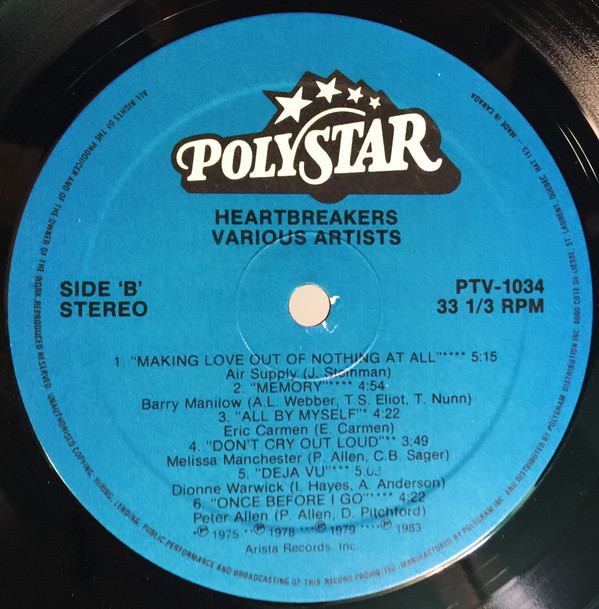 Various - Heartbreakers (LP, Comp) (Mint (M)) - Image 4