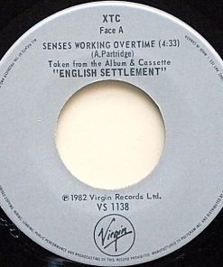 XTC - Senses Working Overtime (7", Single) (Near Mint (NM or M-))