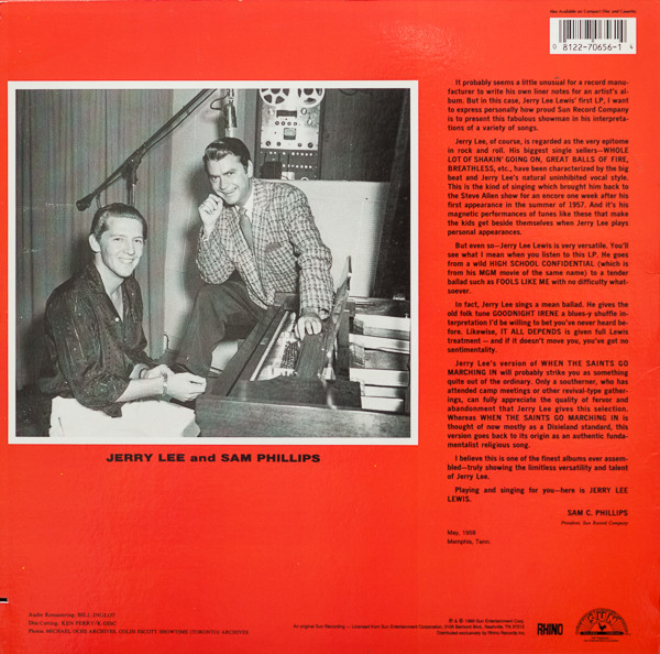 Jerry Lee Lewis - Jerry Lee Lewis (LP, Album, RE, RM) (Mint (M)) - Image 2