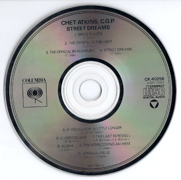 Chet Atkins - Street Dreams (CD, Album) (Near Mint (NM or M-)) - Image 3