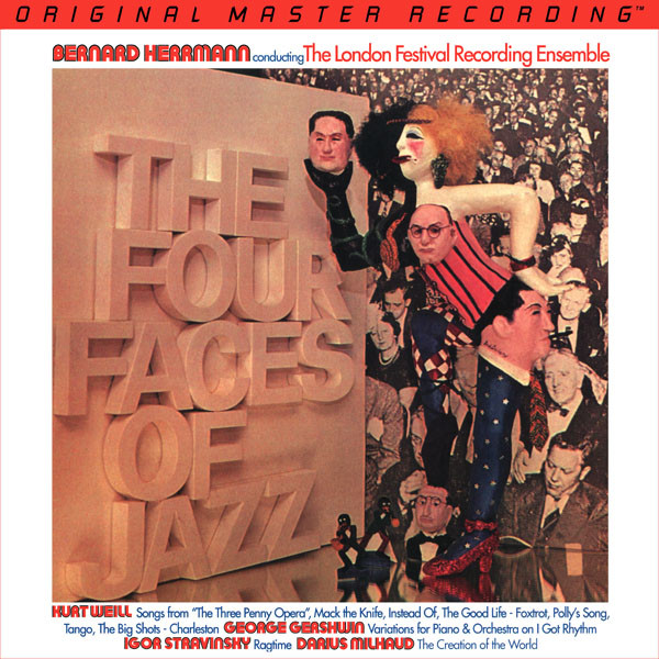Bernard Herrmann Conducting The London Festival Recording Ensemble - The Four Faces Of Jazz (LP, Album, Ltd, Num, RE, RM, Gat) (Near Mint (NM or M-))