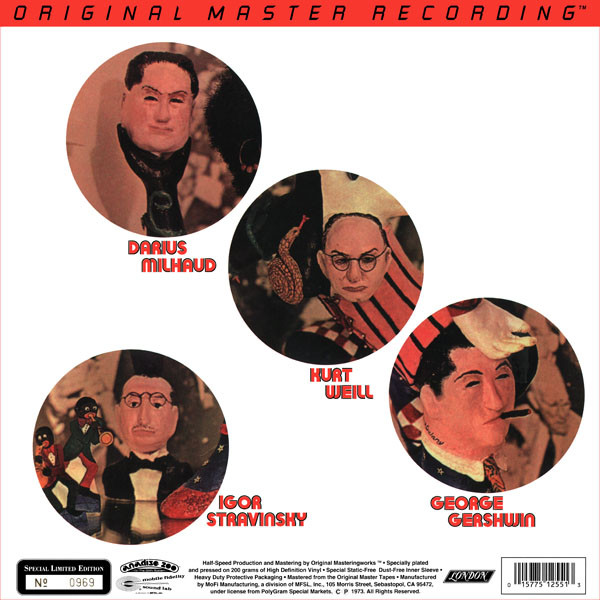Bernard Herrmann Conducting The London Festival Recording Ensemble - The Four Faces Of Jazz (LP, Album, Ltd, Num, RE, RM, Gat) (Near Mint (NM or M-)) - Image 2