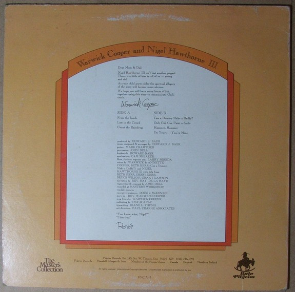 Warwick Cooper And Nigel Hawthorne III - Warwick Cooper And Nigel Hawthorne III (LP, Album, Red) (Mint (M)) - Image 2