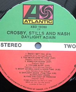 Crosby, Stills & Nash - Daylight Again (LP, Album) (Mint (M)) - Image 4