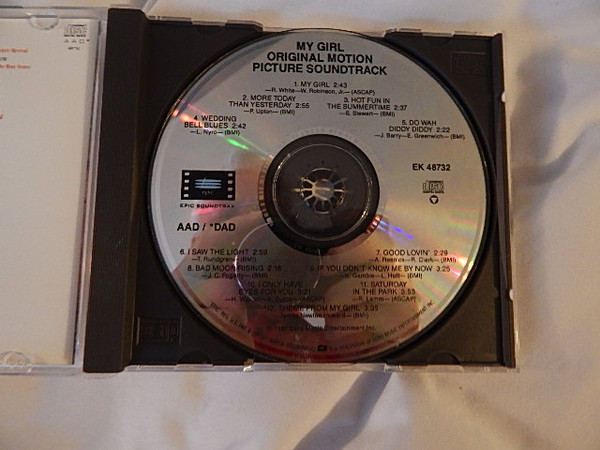 Various - My Girl (Original Motion Picture Soundtrack) (CD, Comp, RE) (Near Mint (NM or M-)) - Image 4
