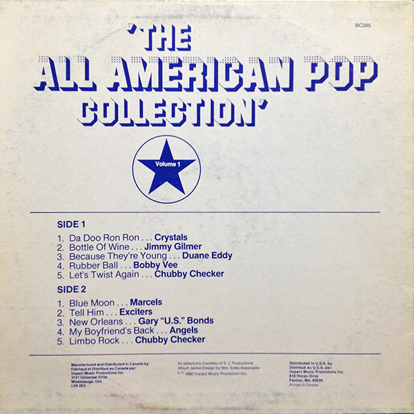 Various - The All American Pop Collection Volume 1 (LP, Comp) (Mint (M)) - Image 2