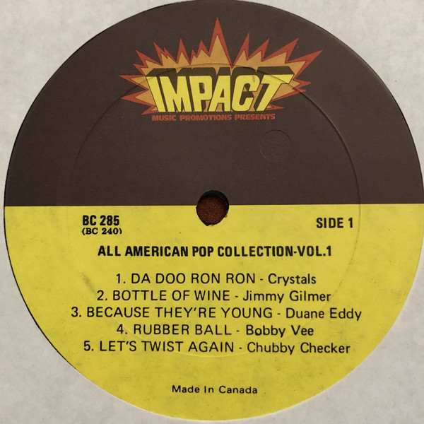 Various - The All American Pop Collection Volume 1 (LP, Comp) (Mint (M)) - Image 3