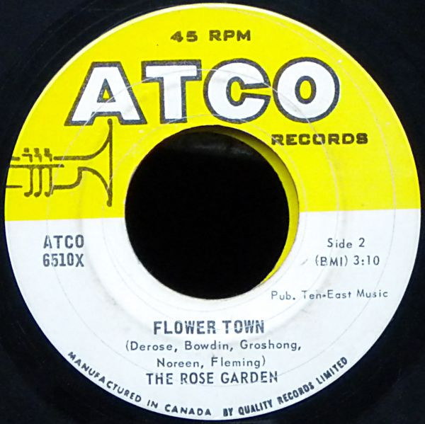 The Rose Garden - Next Plane To London (7", Single) (Near Mint (NM or M-)) - Image 2