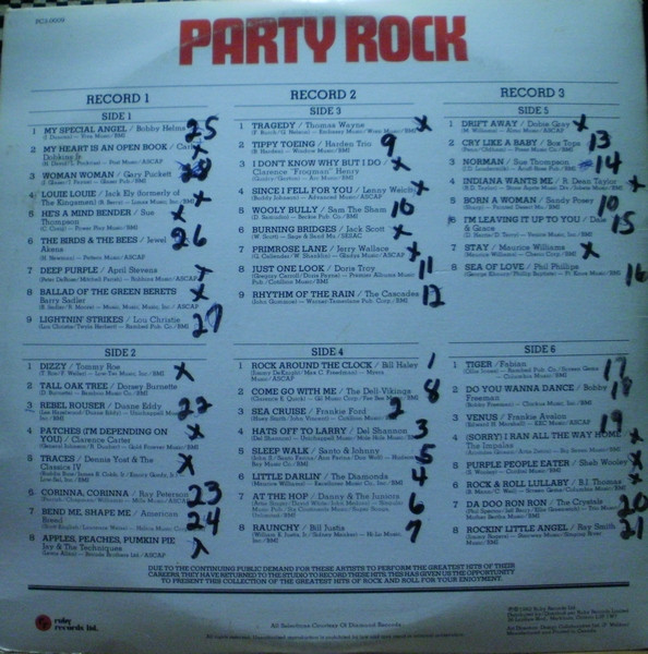 Various - Party Rock (3xLP, Comp) (Mint (M)) - Image 4