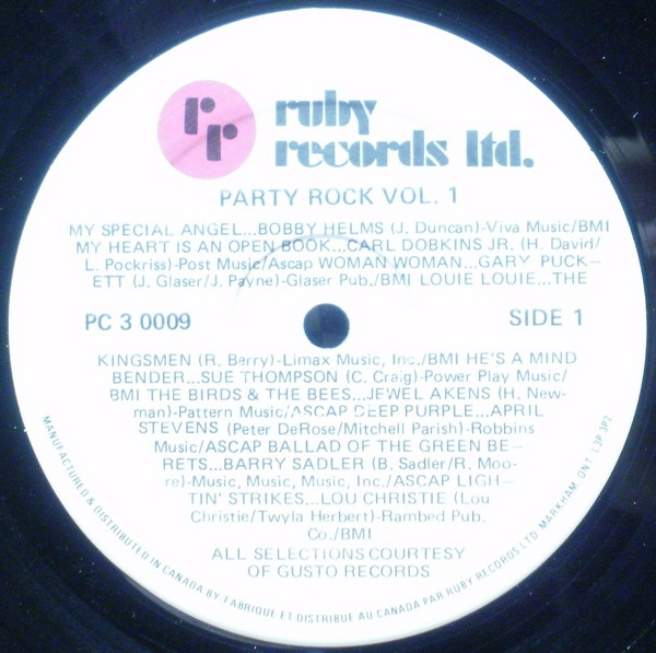 Various - Party Rock (3xLP, Comp) (Mint (M)) - Image 5