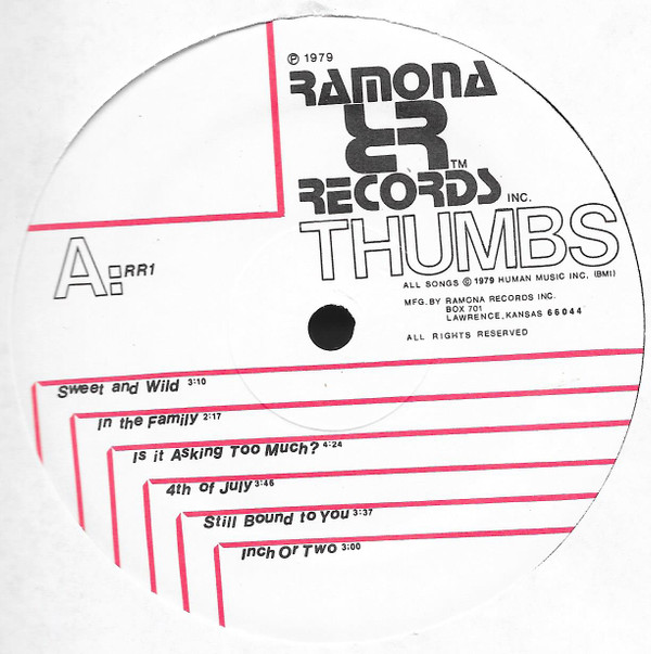 Thumbs (2) - Thumbs (LP, Album) (Mint (M)) - Image 3