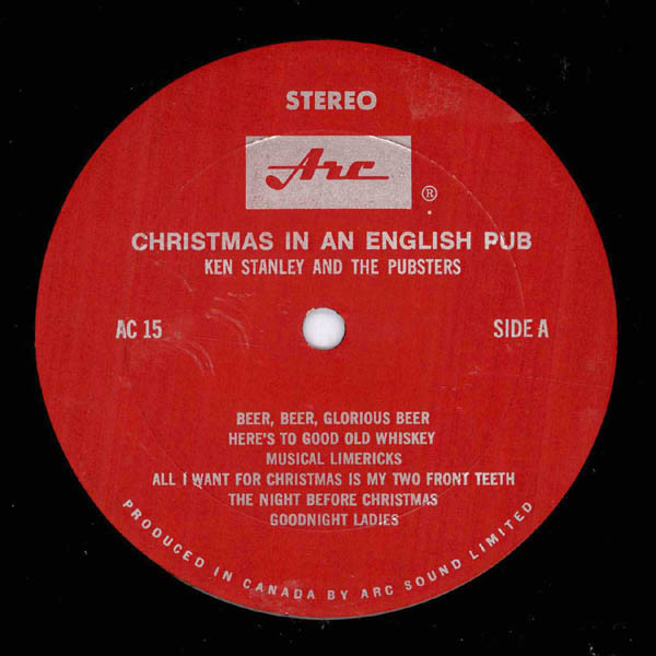 Ken Stanley And The Pubsters - Christmas At The Red Lion and a Happy New Year too... (LP) (Mint (M)) - Image 3
