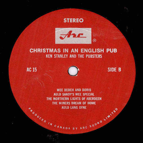 Ken Stanley And The Pubsters - Christmas At The Red Lion and a Happy New Year too... (LP) (Mint (M)) - Image 4