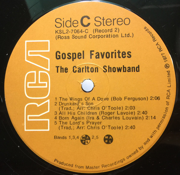 The Carlton Showband - 20 Gospel Favourites (2xLP, Album) (Mint (M)) - Image 5