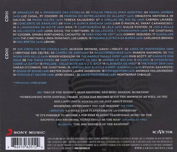 Carlos Núñez - Discover (2xCD, Comp) (Near Mint (NM or M-)) - Image 2