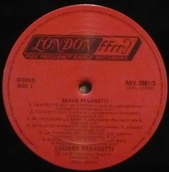 Luciano Pavarotti - Bravo Pavarotti (2xLP, Comp) (Mint (M)) - Image 3