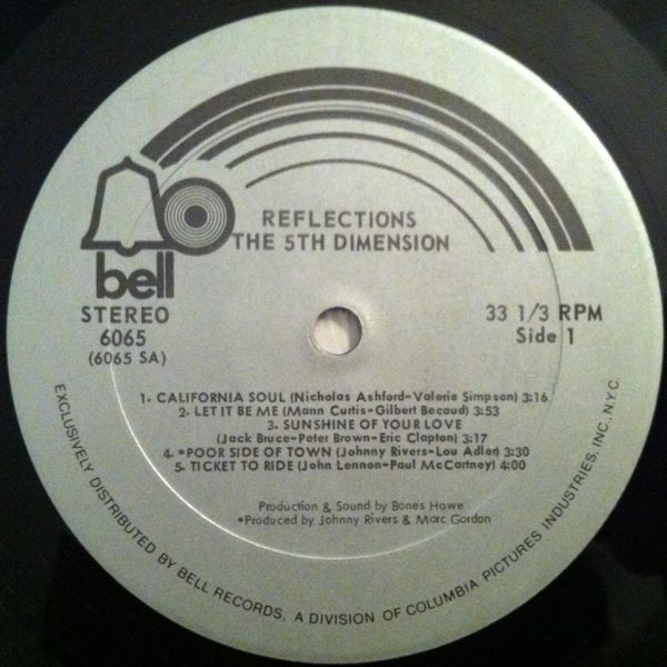 The Fifth Dimension - Reflections (LP, Comp) (Mint (M)) - Image 3