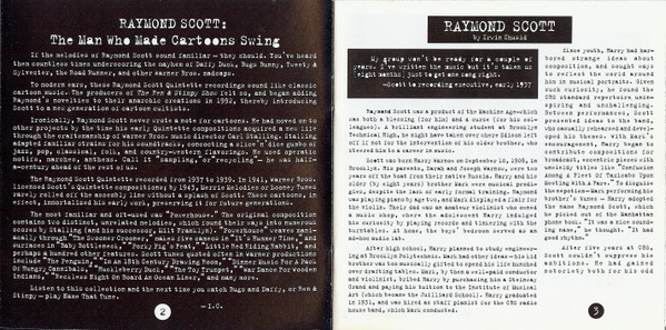 Raymond Scott - The Music Of Raymond Scott - Reckless Nights And Turkish Twilights (CD, Comp) (Near Mint (NM or M-)) - Image 5