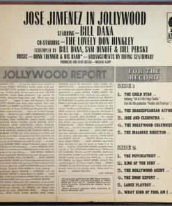 Alternative view of Jose Jimenez (3) Starring Bill Dana - Jose Jimenez In Jollywood (LP, Album, Mono, All) (Mint (M))