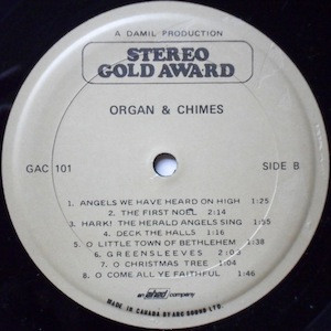 Various - Joys Of The Season: Organ & Chimes At Christmas Time (LP) (Mint (M)) - Image 4