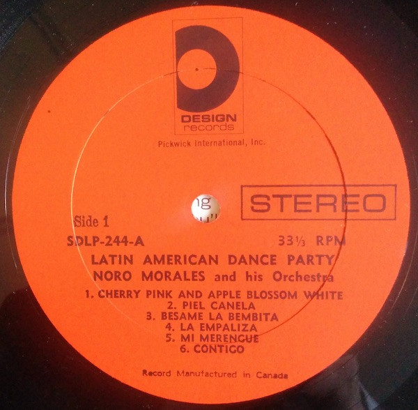 Noro Morales & His Orchestra - Latin American Dance Party (LP, Album) (Mint (M)) - Image 3