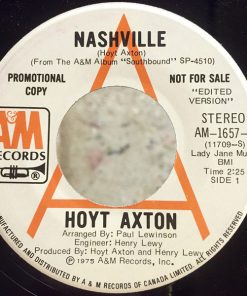Hoyt Axton - Nashville / Speed Trap (7", Single, Promo) (Very Good (VG))