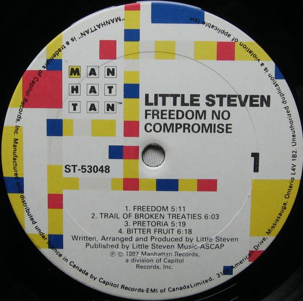 Little Steven - Freedom No Compromise (LP, Album) (Mint (M)) - Image 3
