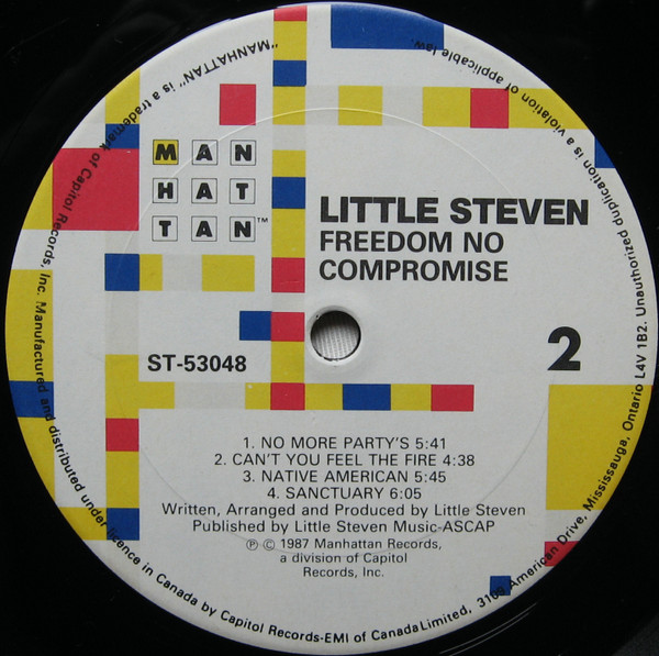 Little Steven - Freedom No Compromise (LP, Album) (Mint (M)) - Image 4