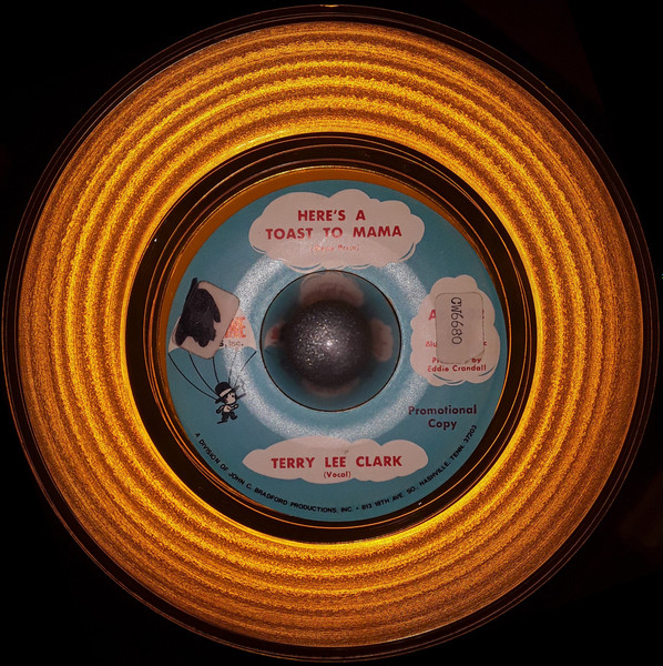 Terry Lee Clark - Sadness Hurts The Heart (7", Single, Promo, Yel) (Very Good Plus (VG+)) - Image 2
